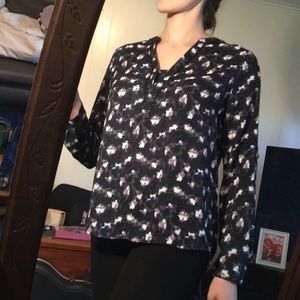 Vera Wang floral blouse